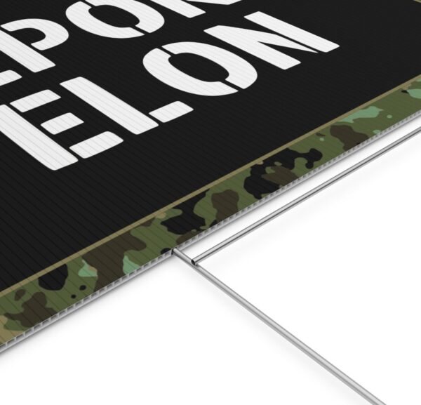 Deport Elon Yard Sign, Anti Trump Yard Sign