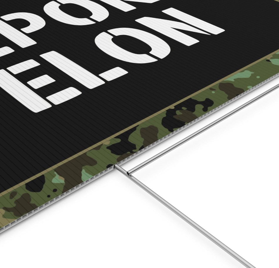 Deport Elon Yard Sign, Anti Trump Yard Sign