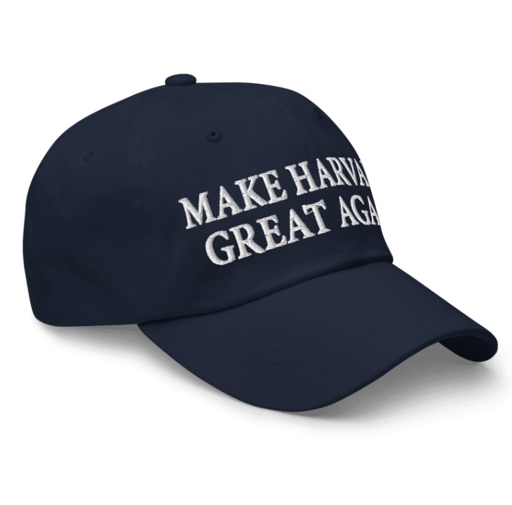 Make Harvard Great Again Navy Hat