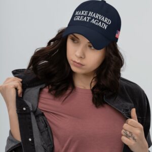 Make Harvard Great Again Navy Hat