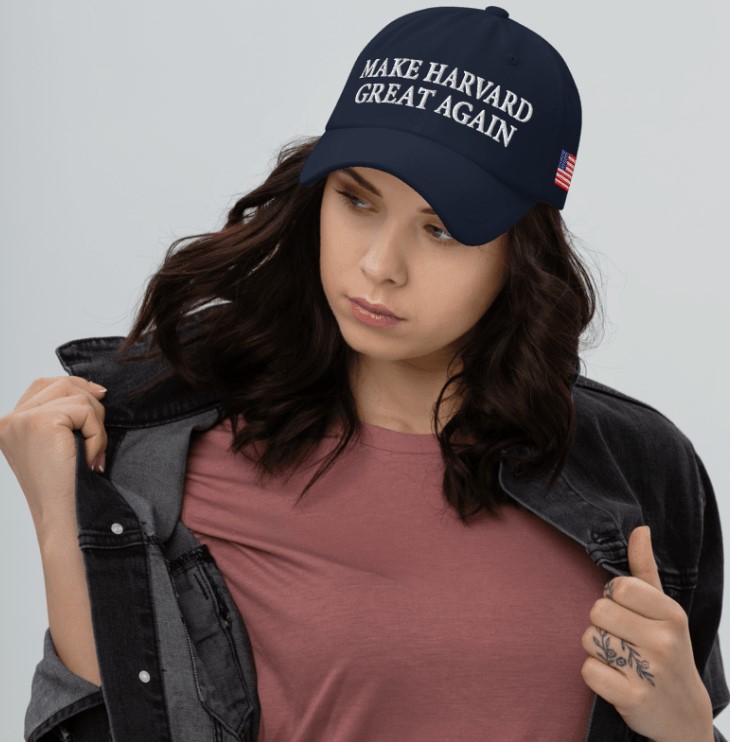 Make Harvard Great Again Navy Hat