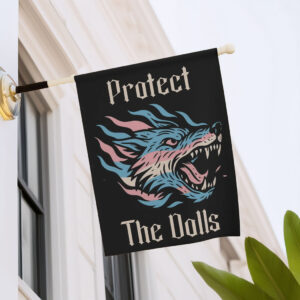 Protect the Dolls Flag Punk Trans Pride Flag