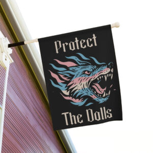 Protect the Dolls Flag Punk Trans Pride Flag