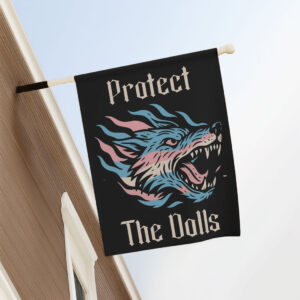 Protect the Dolls Flag Punk Trans Pride Flag