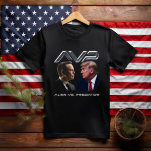 Alien vs Predator Trump vs Elon Unisex T-Shirt