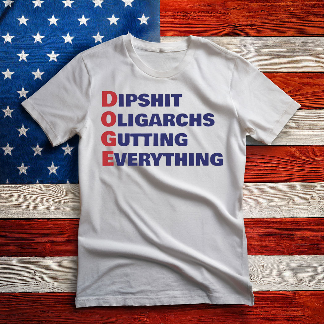 Anti-Elon and Trump DOGE T-Shirt