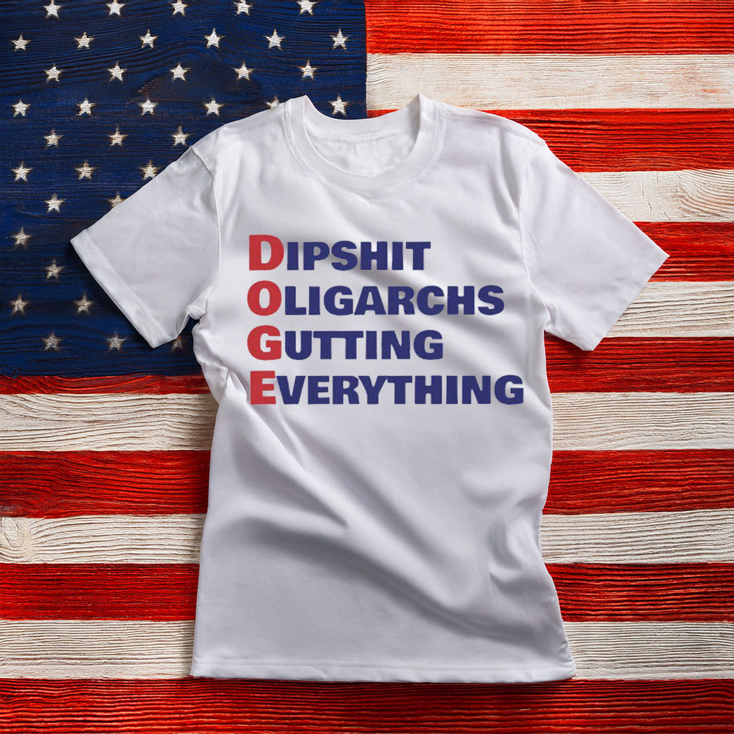 Anti-Elon and Trump DOGE T-Shirt