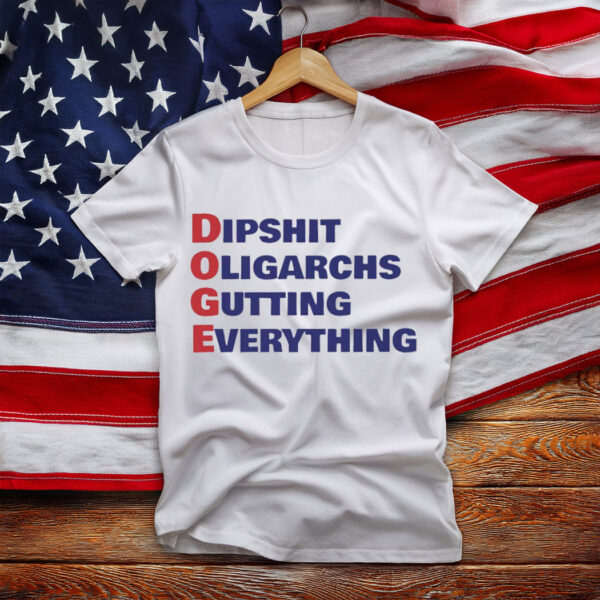 Anti-Elon and Trump DOGE T-Shirt
