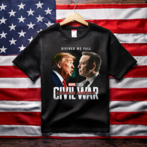 Civil War Trump vs Elon Shirt