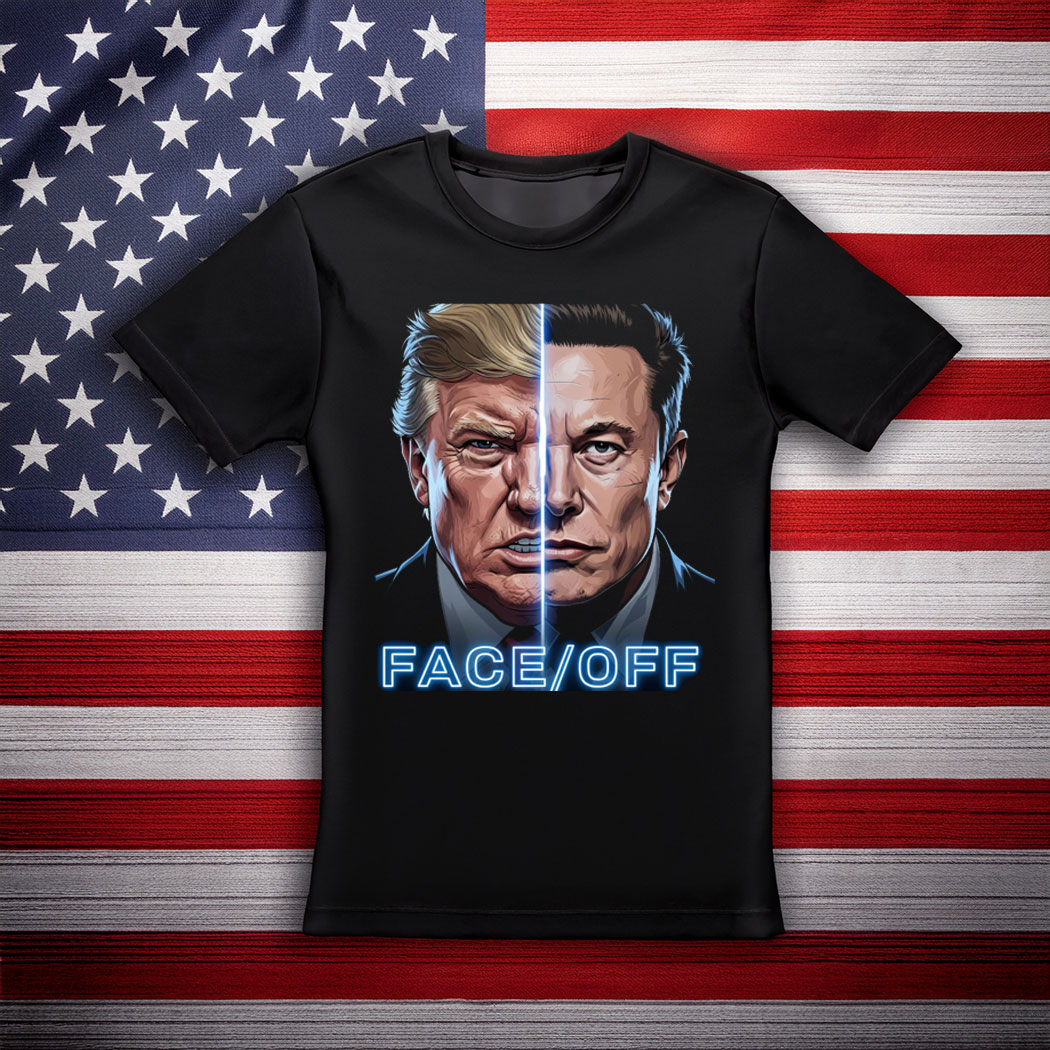 Elon vs Trump, Face Off Elon vs Trump 2025 T-Shirt