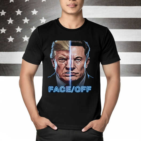 Elon vs Trump, Face Off Elon vs Trump 2025 T-Shirt