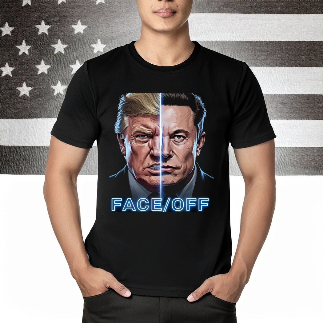 Elon vs Trump, Face Off Elon vs Trump 2025 T-Shirt