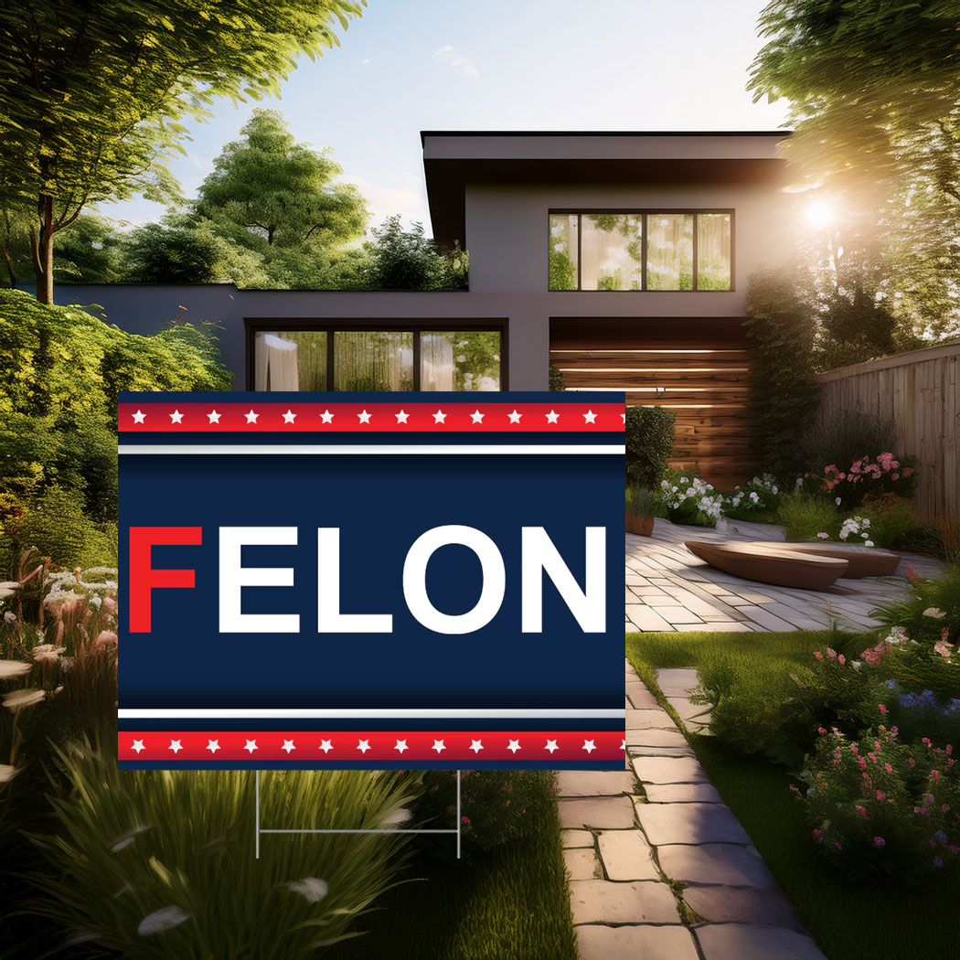 F Elon Yard Sign