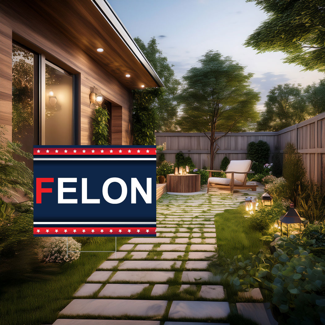 F Elon Yard Sign