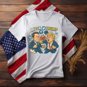 Musk vs Trump T-Shirt Funny 4th of July Shirt