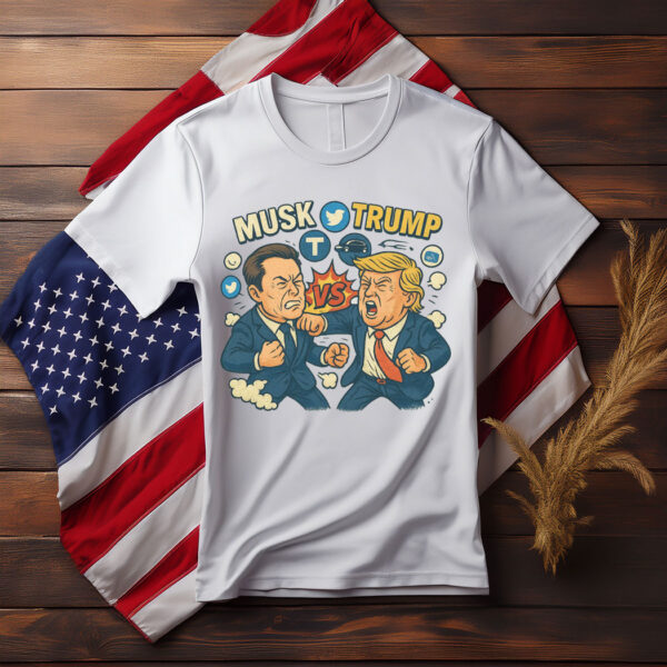 Musk vs Trump T-Shirt Funny 4th of July Shirt