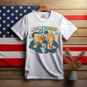 Musk vs Trump T-Shirt Funny 4th of July Shirt