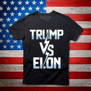 Trump Vs Elon Typography Unisex Comfort Colors Shirt