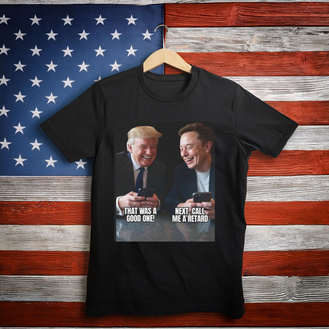 Trump Vs Elon shirt Humorous Cotton Tee