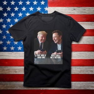 Trump Vs Elon shirt Humorous Cotton Tee