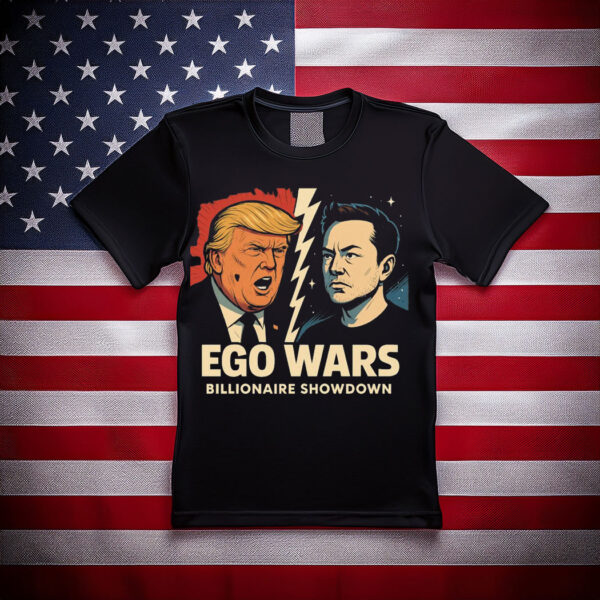 Trump Vs Musk Graphic Ego Wars T-Shirt