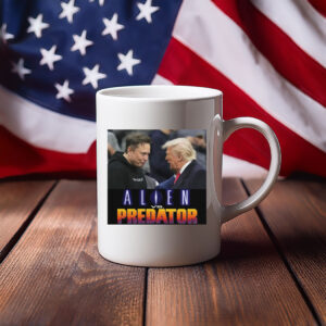 Trump vs Elon - Alien vs Predator Mug