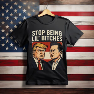 Trump vs Elon Lil Birtches T-shirt