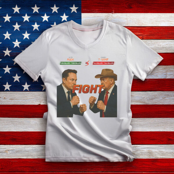 Trump vs Elon Musk Shirt, Trump and Elon Musk Parody
