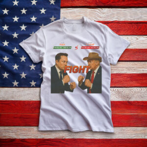 Trump vs Elon Musk Shirt, Trump and Elon Musk Parody