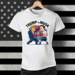 Trump vs Musk Boxing Match Tee Shirt
