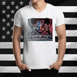Trump vs Musk - Rocket vs Bald Eagle Comic Style Donald Trump Shirt