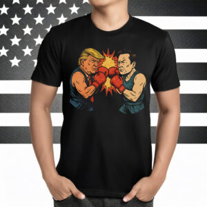 Trump vs Musk Shirt Trendy Vintage Elon Musk Donald Trump Tee